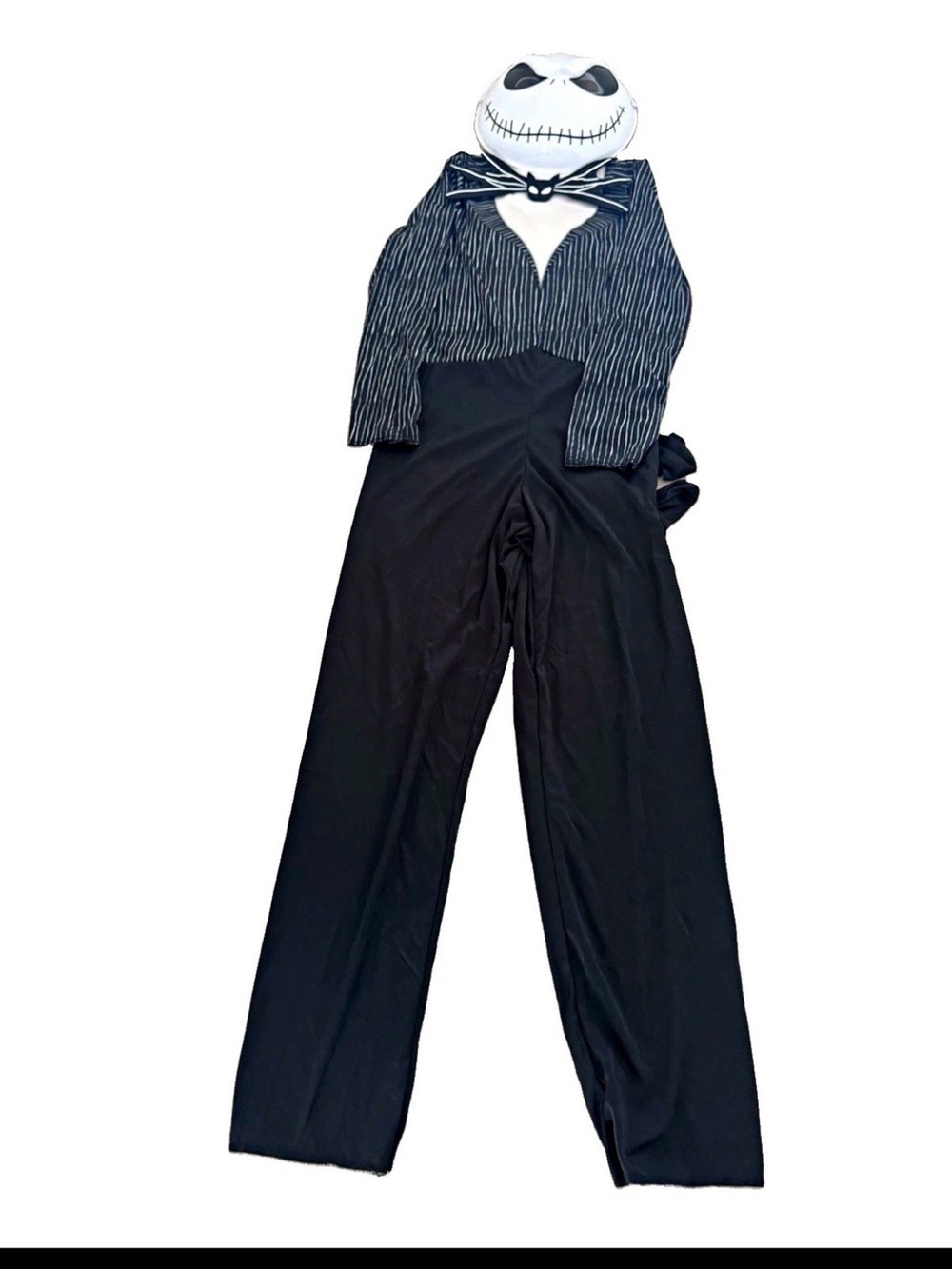 Disney Jack Skellington Kids Costume Large 10-12 Nightmare Before Christmas